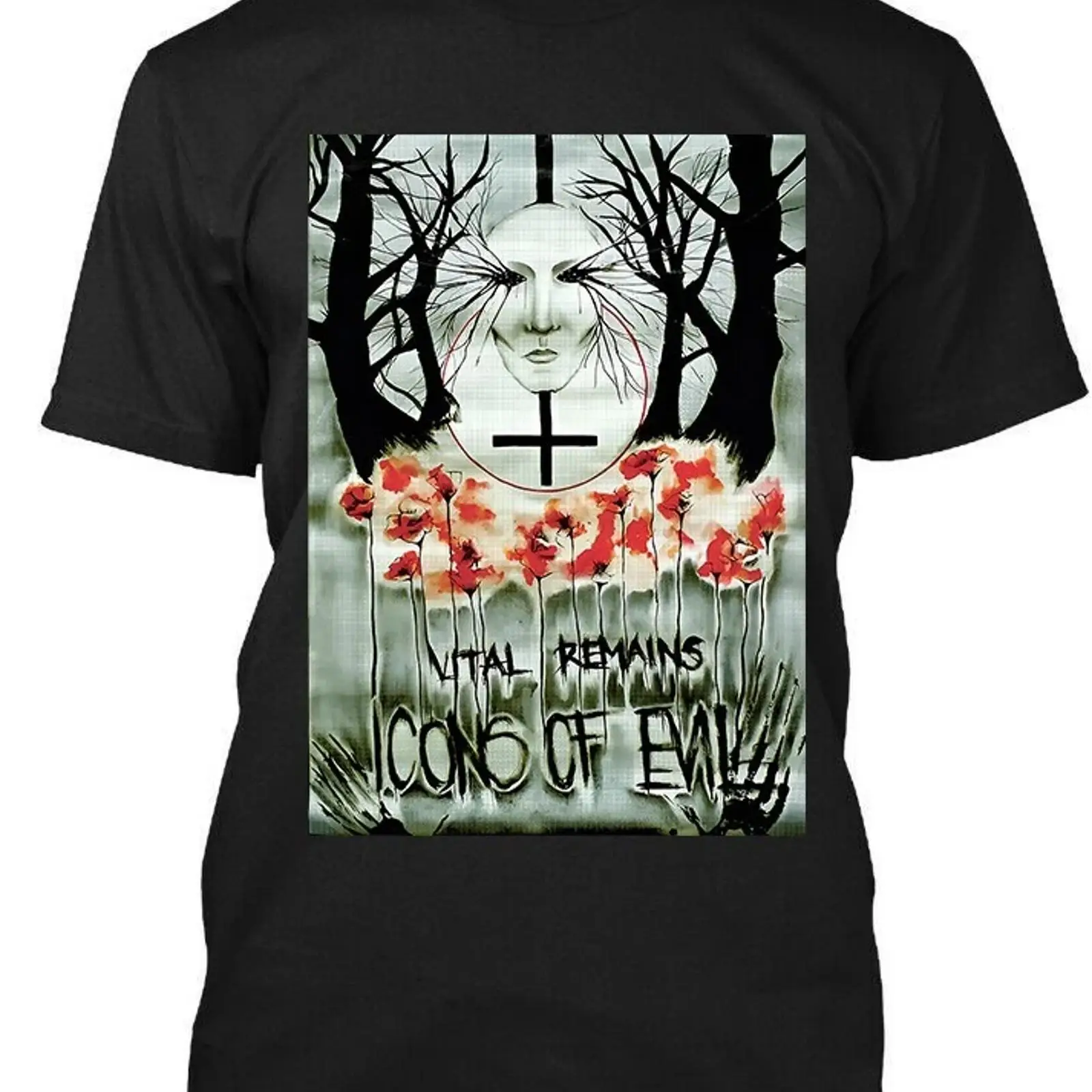 Vintage Fashion Icons - Kaos Logo Death Metal Amerika NEW