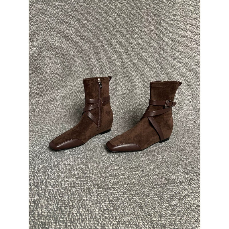 Vintage Style Women Fashion - Sepatu Bot Wanita Model Vintage Prancis,