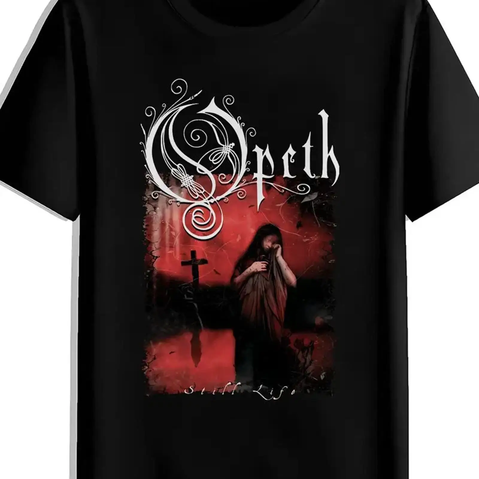 Vintage Fashion Icons - Kaos Band Rock Gothic Terinspirasi Opeth