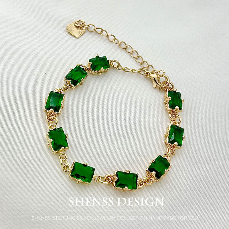 Vintage Fashion Photos - Gelang Zircon 14k berlapis tembaga