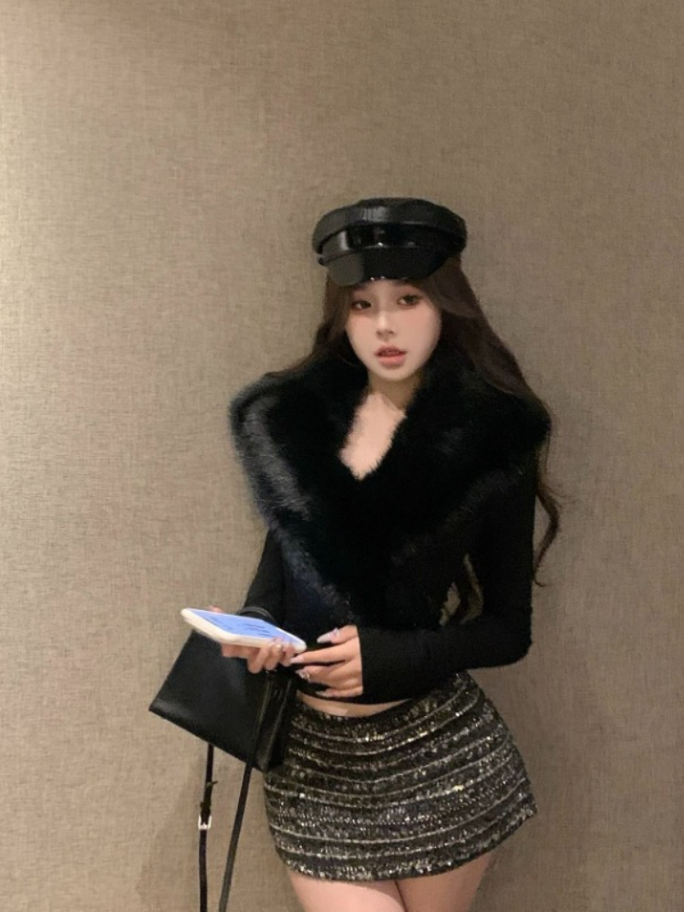 Vintage Fashion Subculture - Sweter Lengan Panjang Musim Dingin High-end