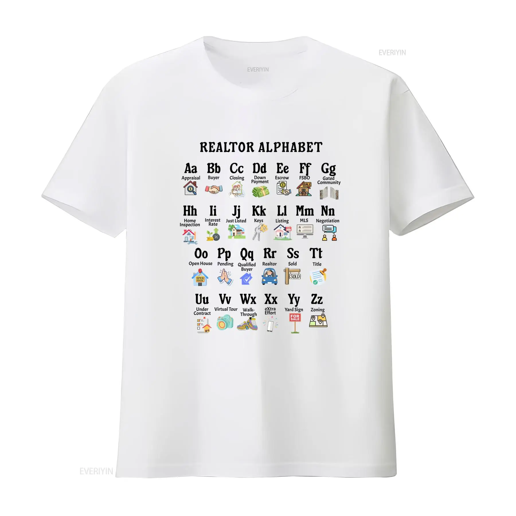 Vintage Fashion Icons - Kaos Santai Motif Ikon Agen Real