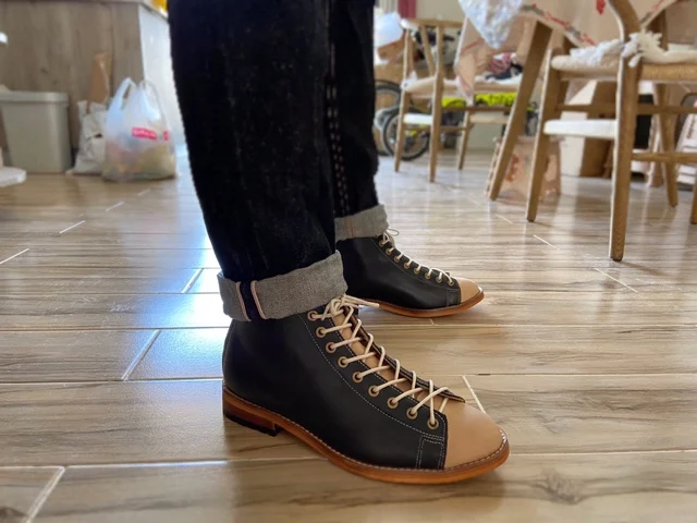 Vintage Fashion Mens - Sepatu Bot Perkakas Tinggi Sepatu Bot