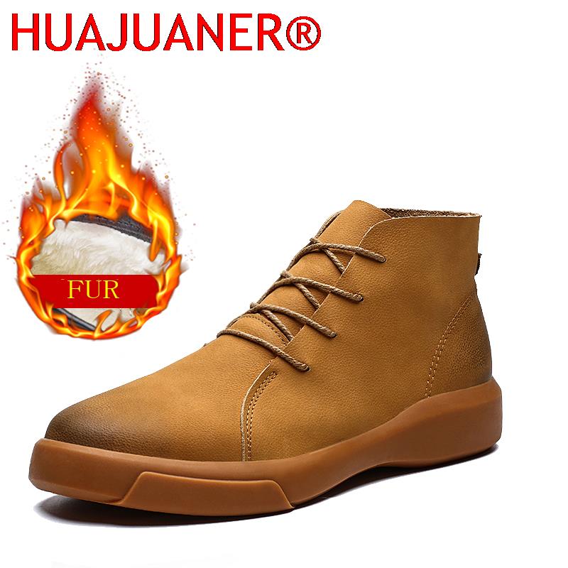 Vintage Fashion Mens - Sepatu Boots Pria Chelsea Musim Dingin
