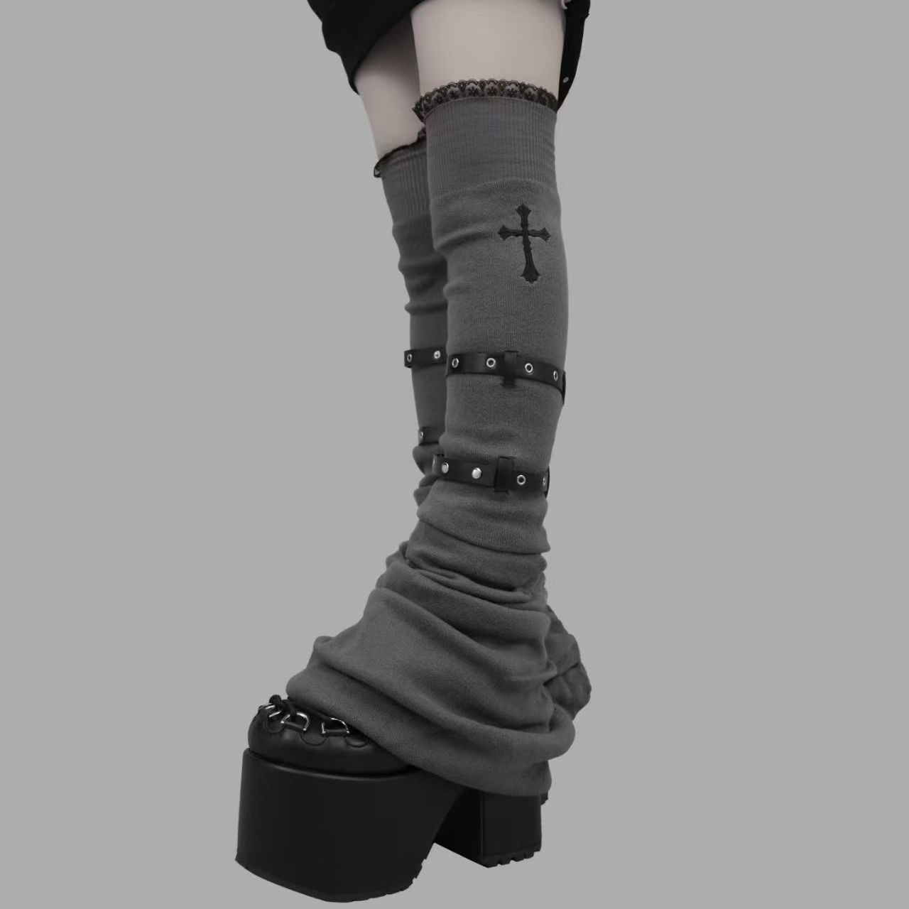 Kaus Kaki Selutut Wanita Gaya  - Vintage Fashion Subculture ulasan dan harga