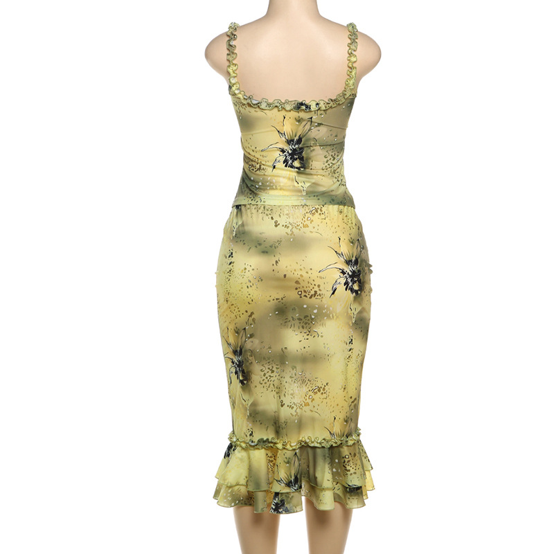 Gaun Wanita 2 Potong Motif Bun - V Vintage Fashion ulasan dan harga