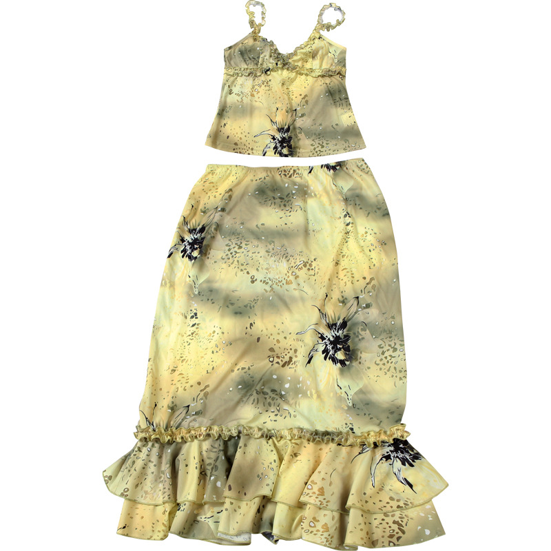 Gaun Wanita 2 Potong Motif Bun - V Vintage Fashion ulasan dan harga