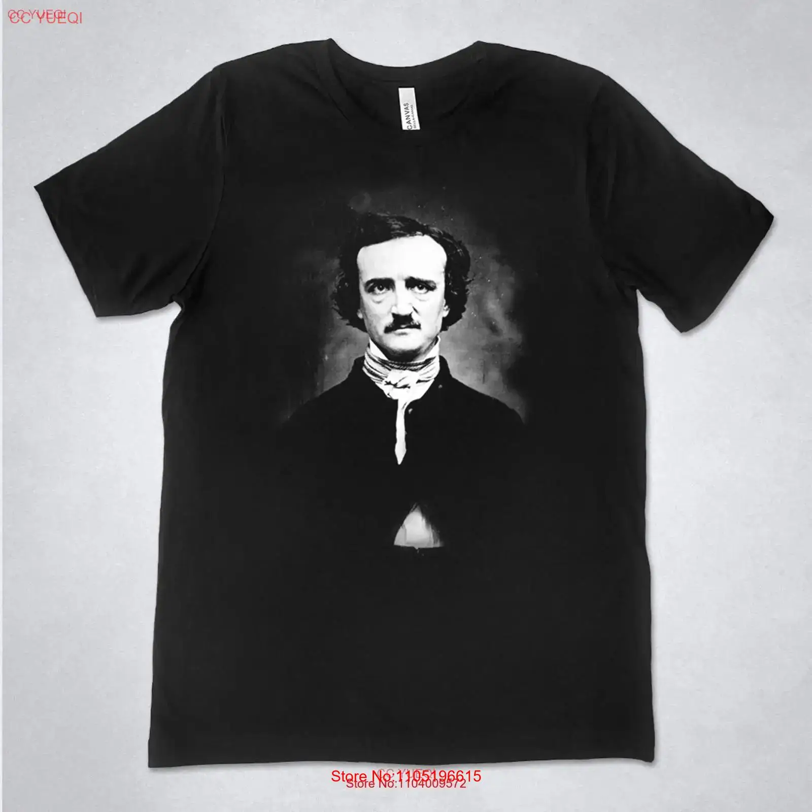 Edgar Allan Poe kemeja foto po - Vintage Fashion Photos ulasan dan harga