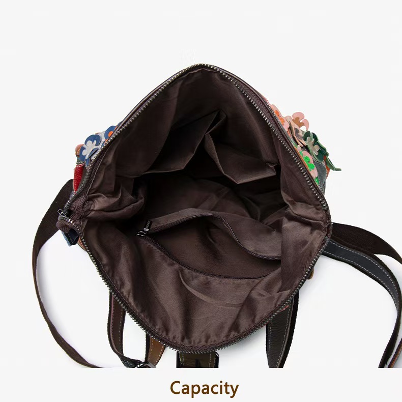 Tas Ransel Kulit Asli Wanita V - Vintage Women Fashion ulasan dan harga