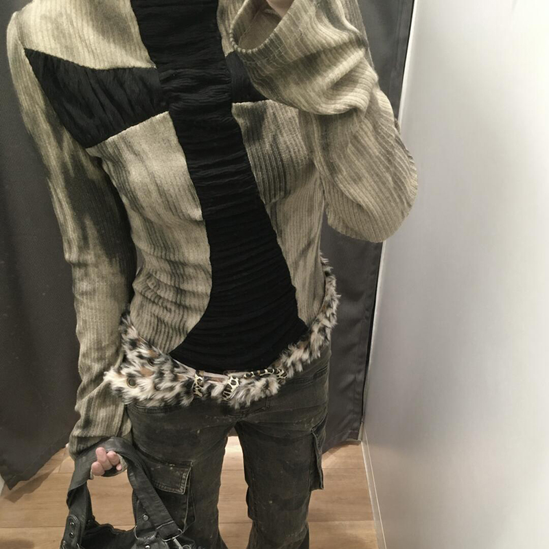 Atasan slim subkultur Goth Cro - Turtleneck Knit 90S ulasan dan harga