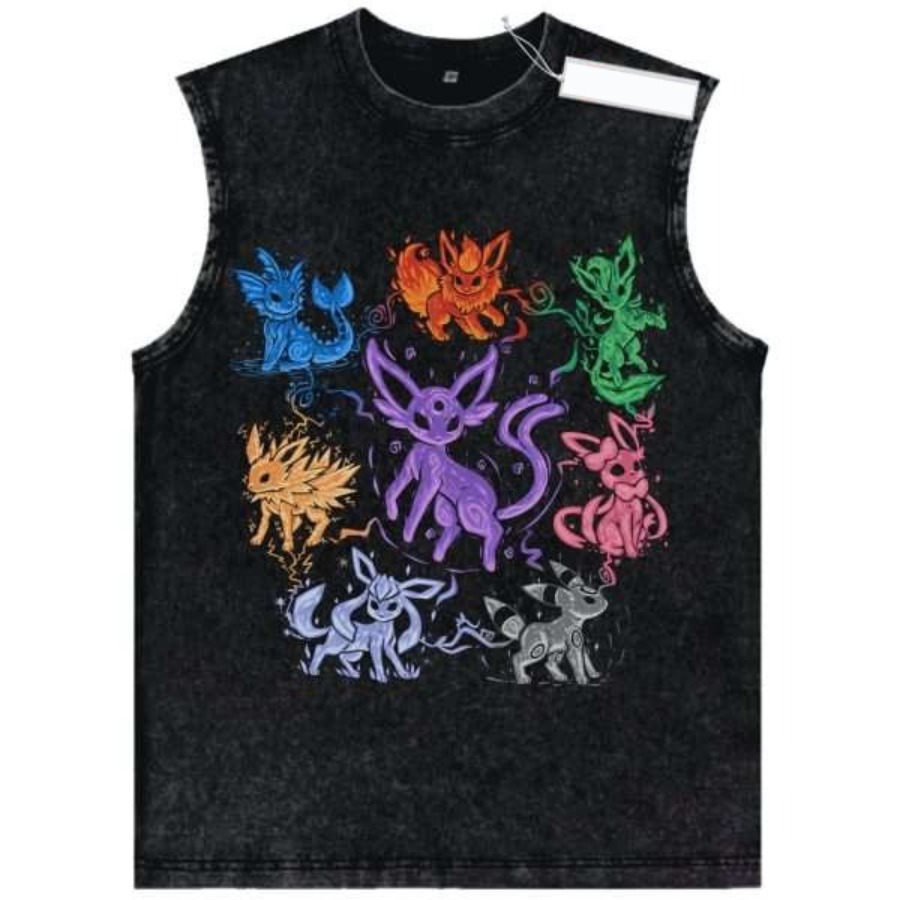 Tank Top Karakter Pokemon Vint - Vintage Fashion Tv ulasan dan harga