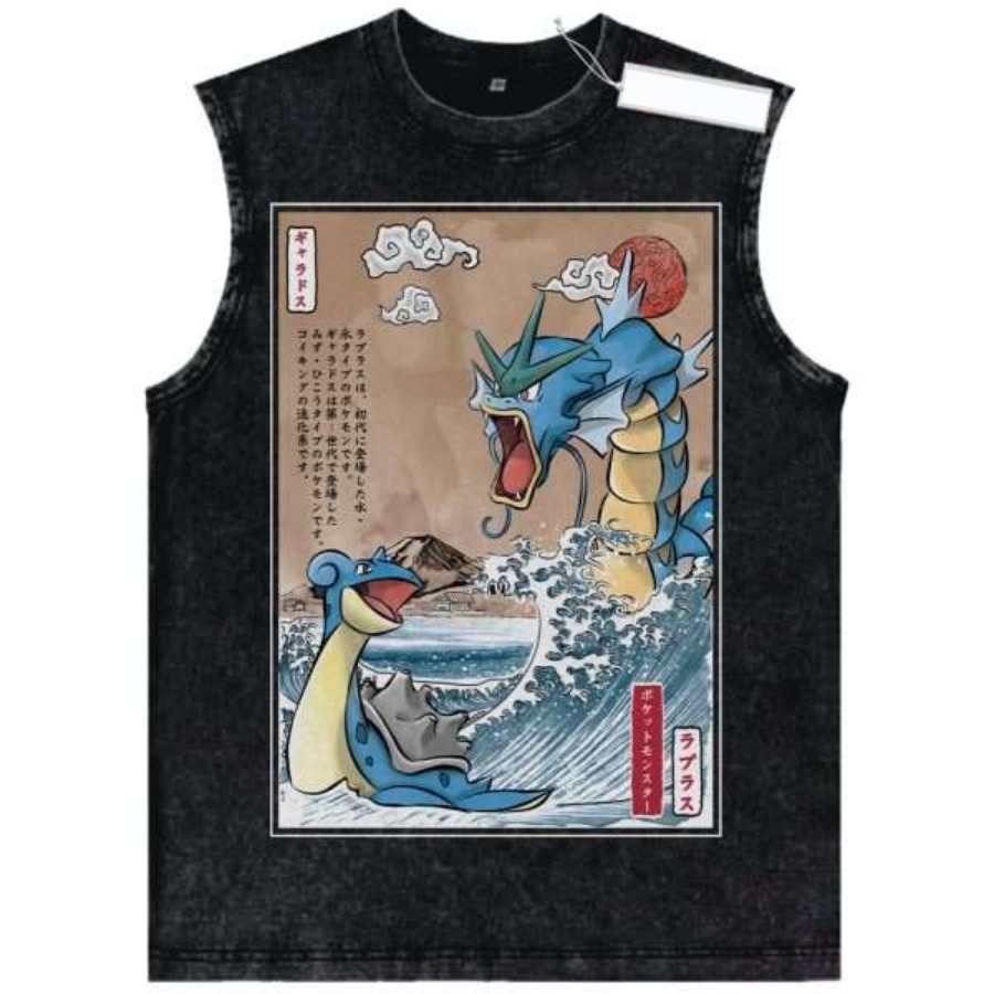 Tank Top Karakter Pokemon Vint - Vintage Fashion Tv ulasan dan harga