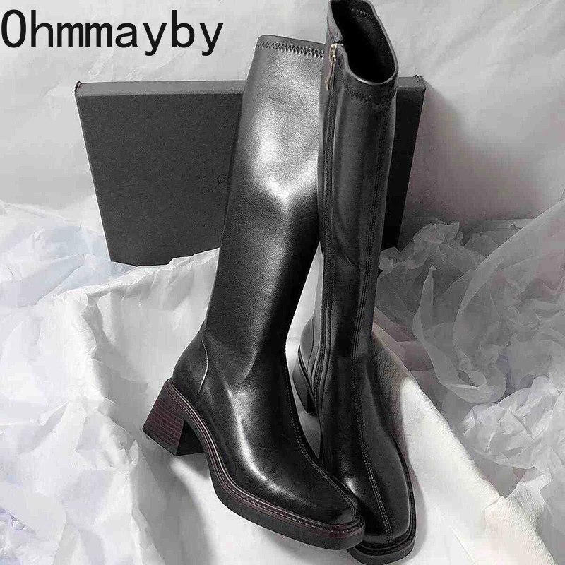 Sepatu bot hak tebal wanita, s - Vintage Style Women Fashion ulasan dan harga