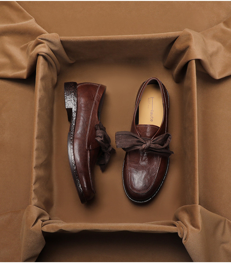 KOTAK SEPATU ‌ Sepatu Loafer G - Vintage Style Women Fashion ulasan dan harga