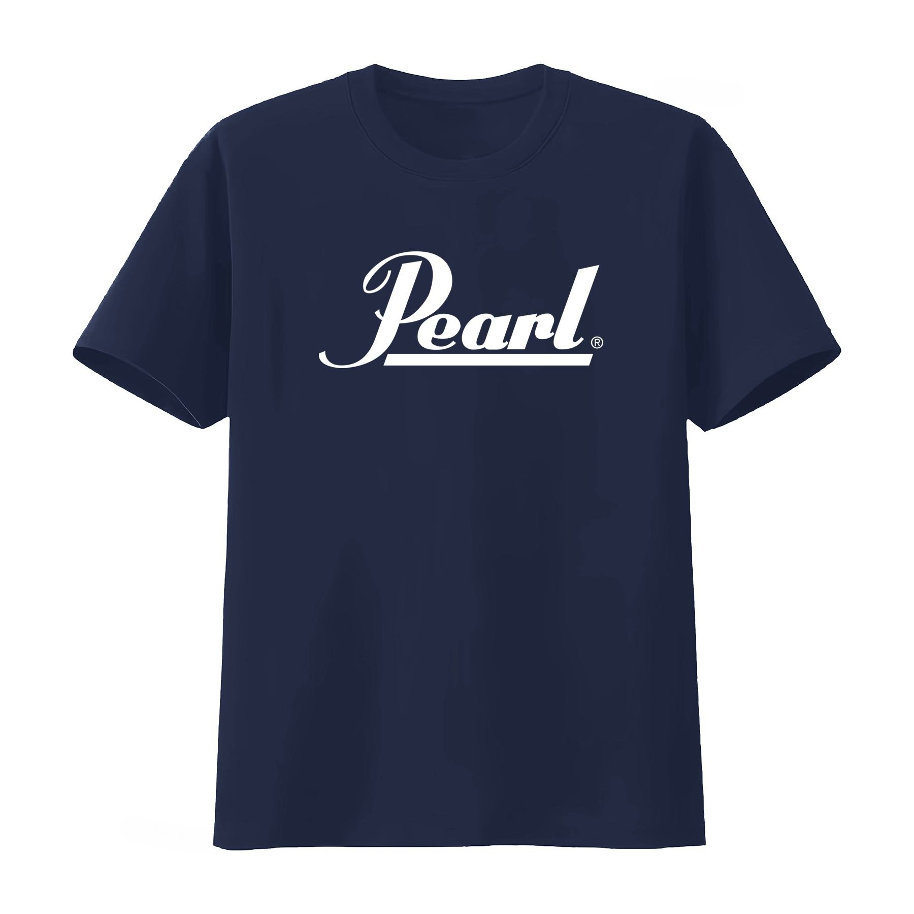Kaos Logo Pearl Drums Hitam Pu - Vintage Fashion Icons ulasan dan harga