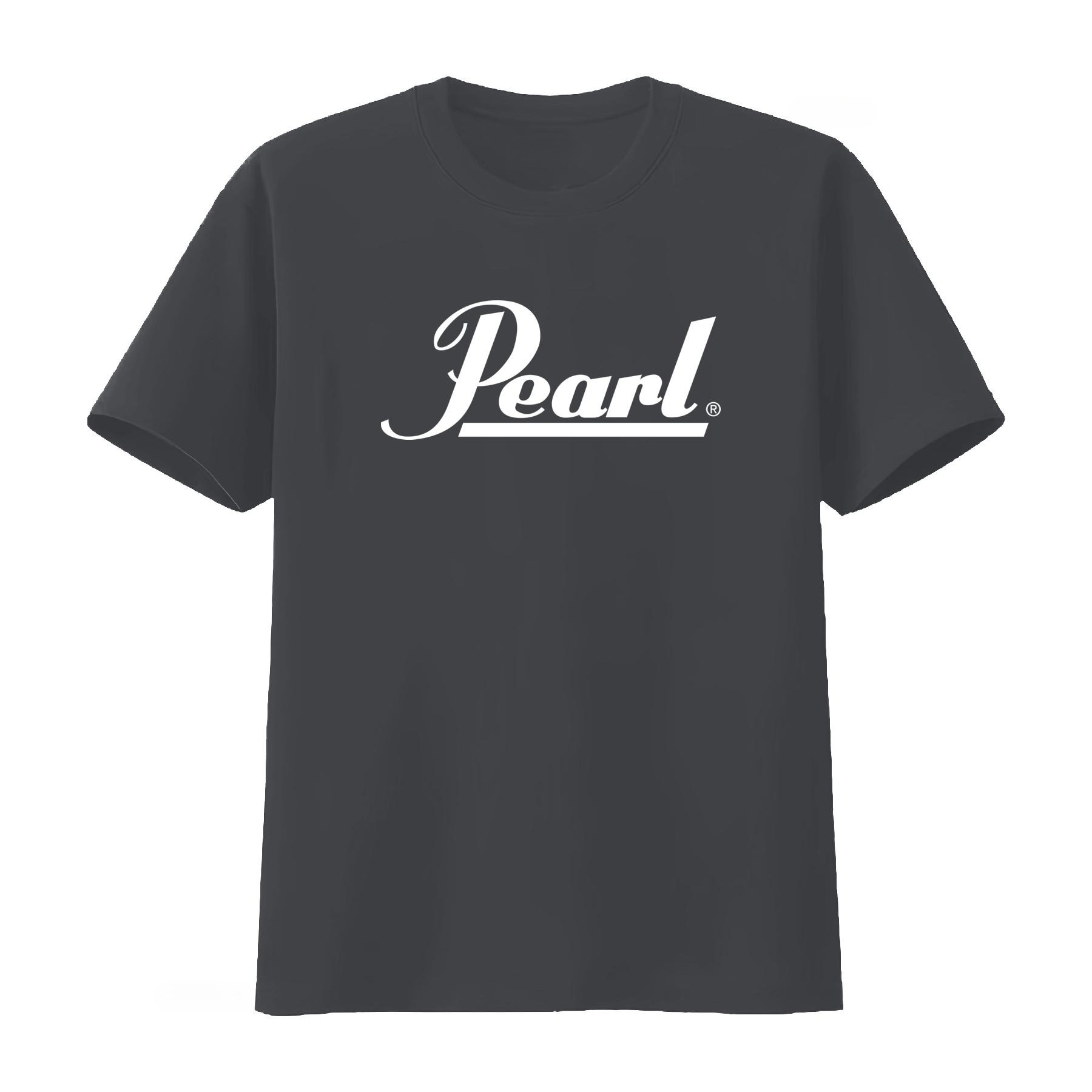 Kaos Logo Pearl Drums Hitam Pu - Vintage Fashion Icons ulasan dan harga