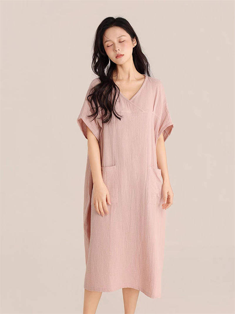 Gaun Musim Panas Wanita Ukuran - V Vintage Fashion ulasan dan harga
