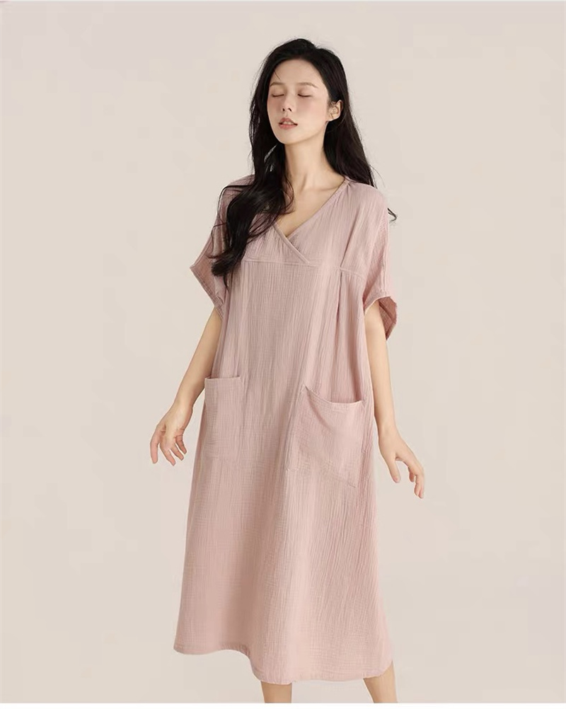 Gaun Musim Panas Wanita Ukuran - V Vintage Fashion ulasan dan harga