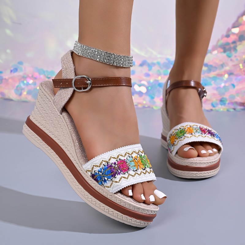 Sepatu Wanita Musim Panas Gaya - Vintage Style Women Fashion ulasan dan harga
