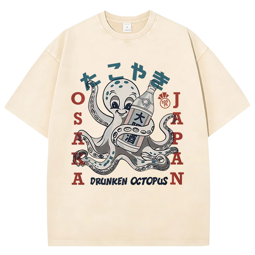 Kaus Oblong Vintage Gurita Mab - Vintage Fashion Osaka ulasan dan harga