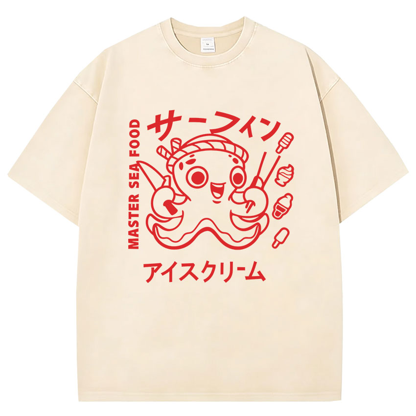 Kaus Oblong Vintage Gurita Mab - Vintage Fashion Osaka ulasan dan harga