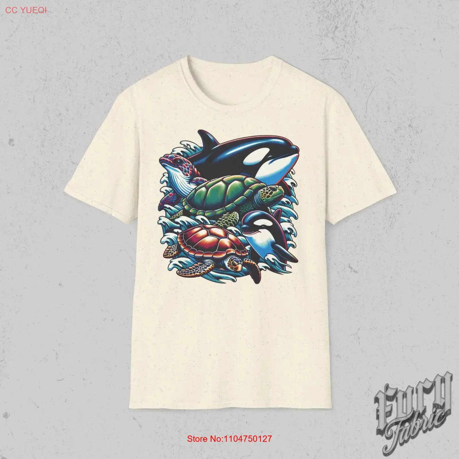 Kaos Vintage Hewan Laut Era 90 - Turtleneck Knit 90S ulasan dan harga