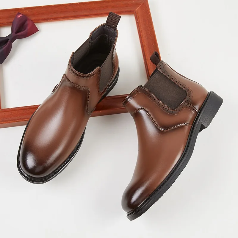 Sepatu Oxford Kulit Pria Vinta - Vintage Fashion Mens ulasan dan harga