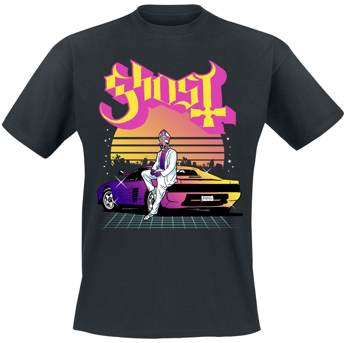 Kaos Cetak Logo Band Ghost Vin - Vintage Fashion Icons ulasan dan harga