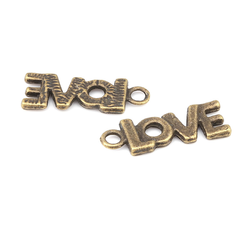 Liontin Huruf Hati Cinta Gaya  - Vintage Fashion Earrings ulasan dan harga