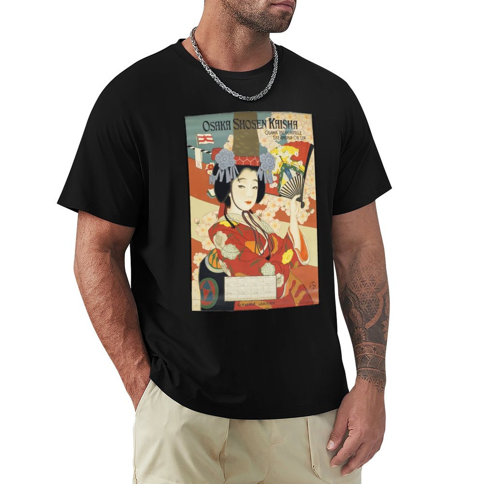 Kaos Vintage Motif Poster Perj - Vintage Fashion Osaka ulasan dan harga