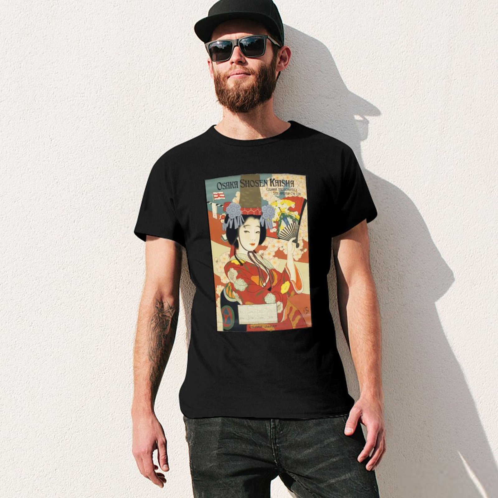Kaos Vintage Motif Poster Perj - Vintage Fashion Osaka ulasan dan harga