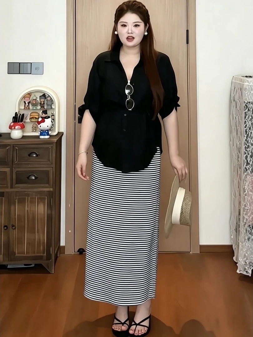 Setelan Kemeja Vintage Wanita  - V Vintage Fashion ulasan dan harga