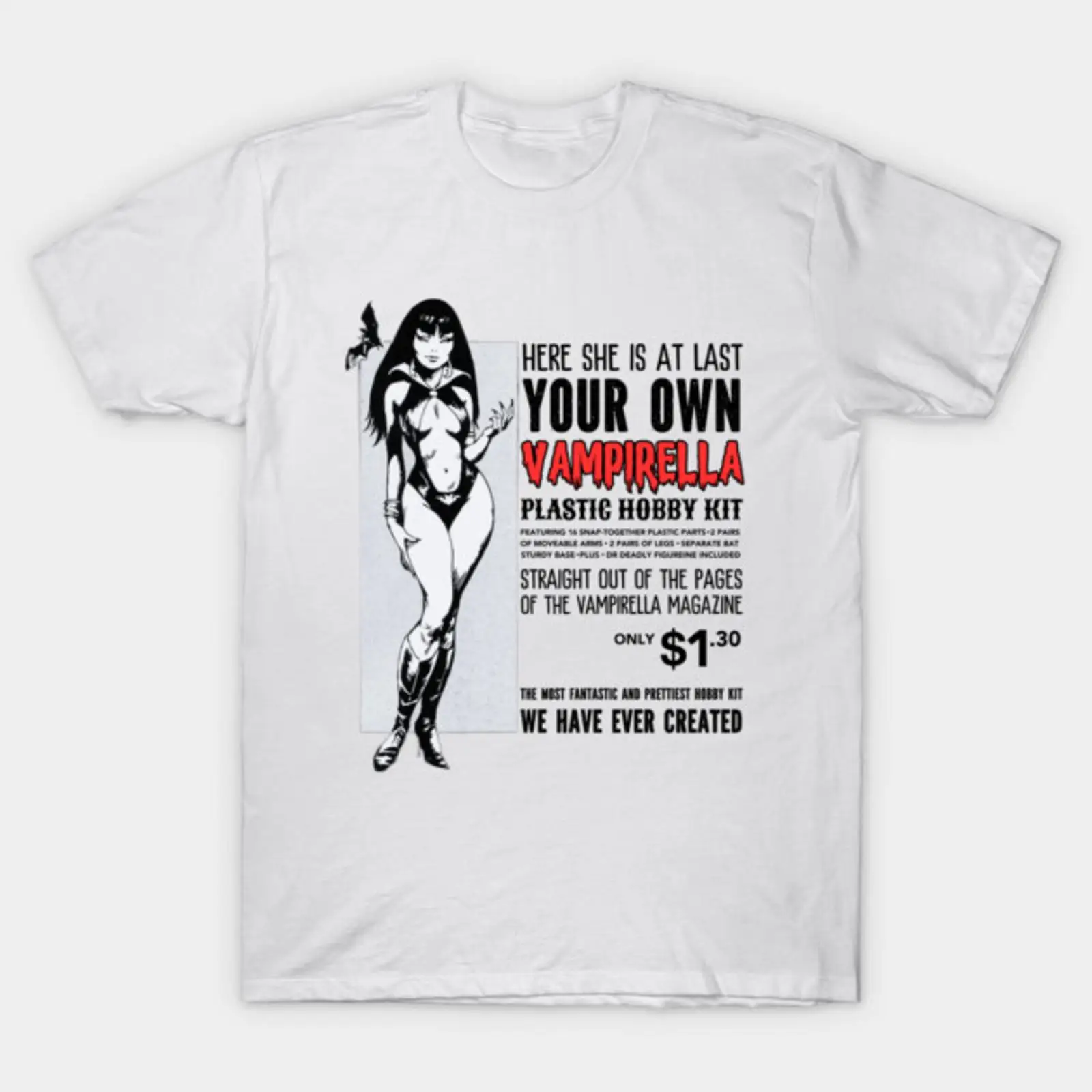 Kaos Vintage Vampirella dengan - Vintage Fashion Toys ulasan dan harga