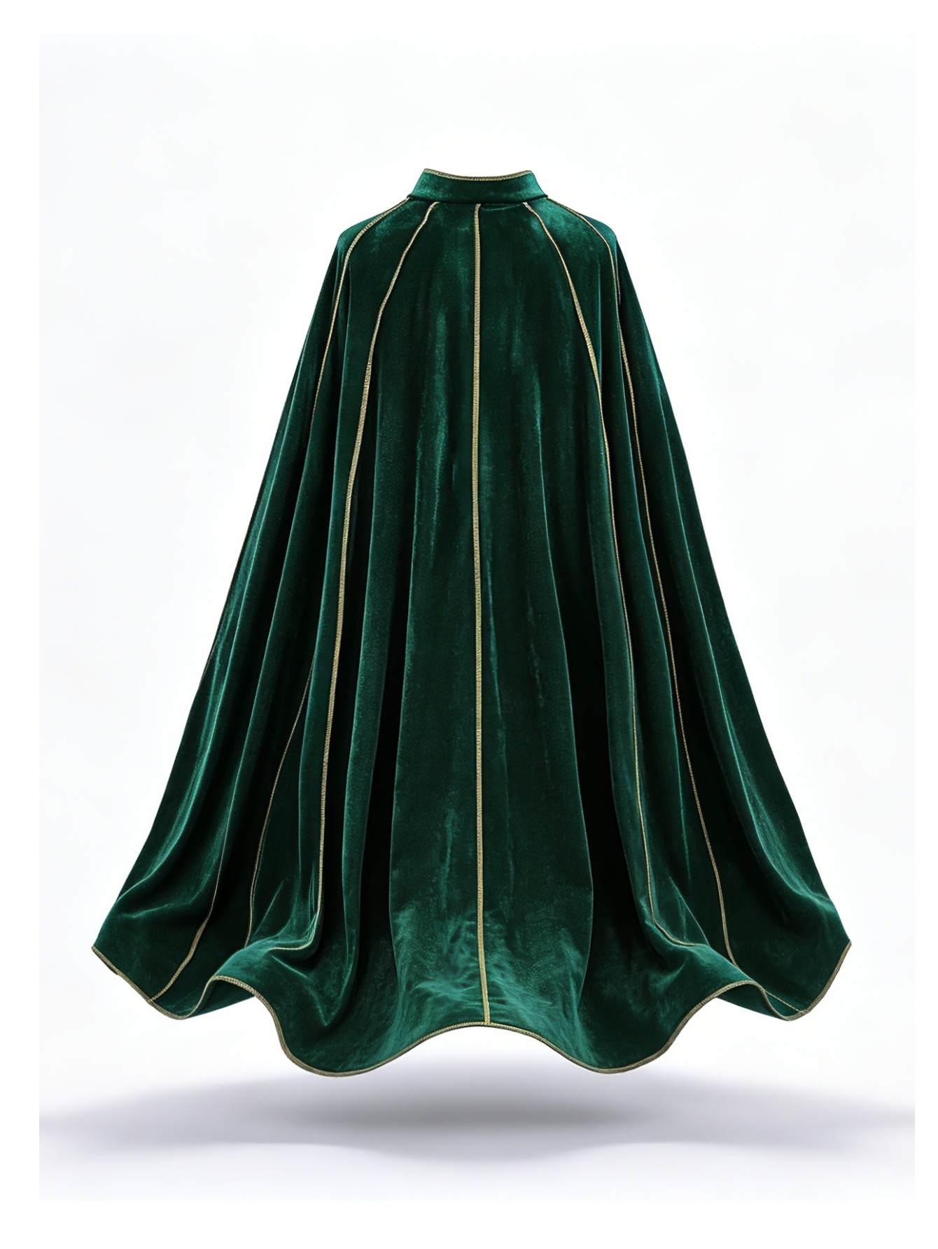 Jubah Beludru Hijau Vintage Wa - Vintage Fashion Dress ulasan dan harga