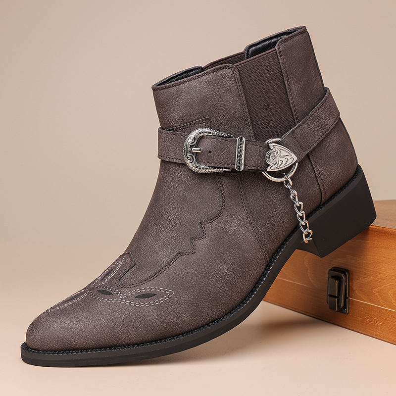Sepatu Bot Koboi Vintage Pria  - Vintage Fashion Mens ulasan dan harga