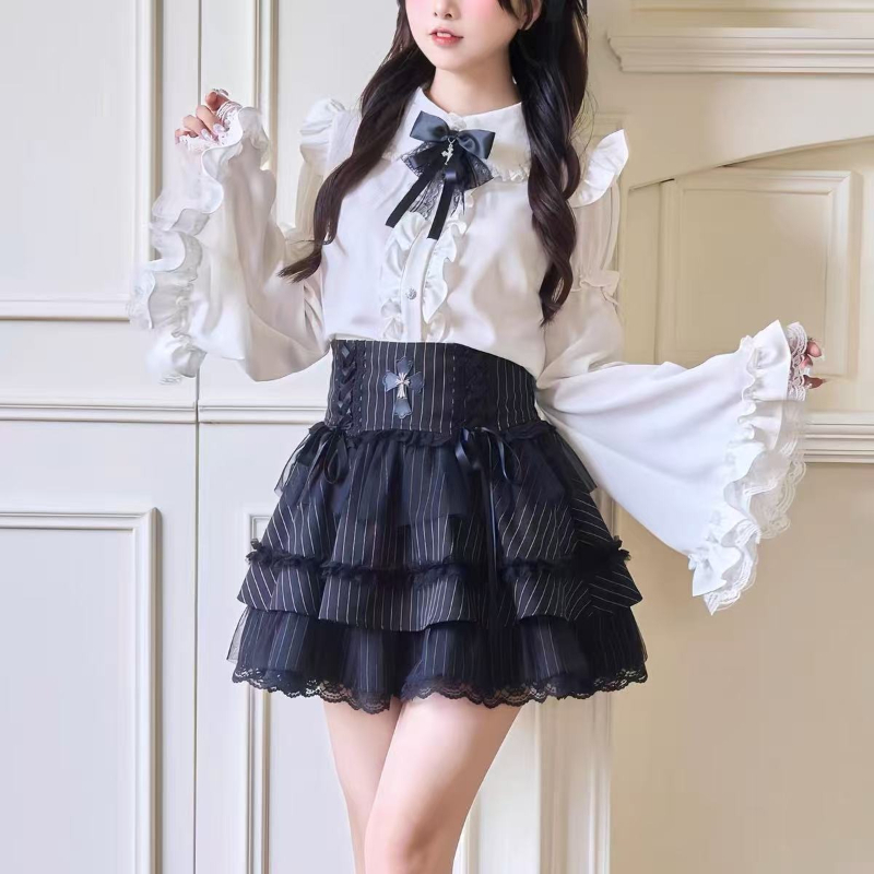 Blus Wanita Vintage Gothic Lol - Vintage Fashion Subculture ulasan dan harga