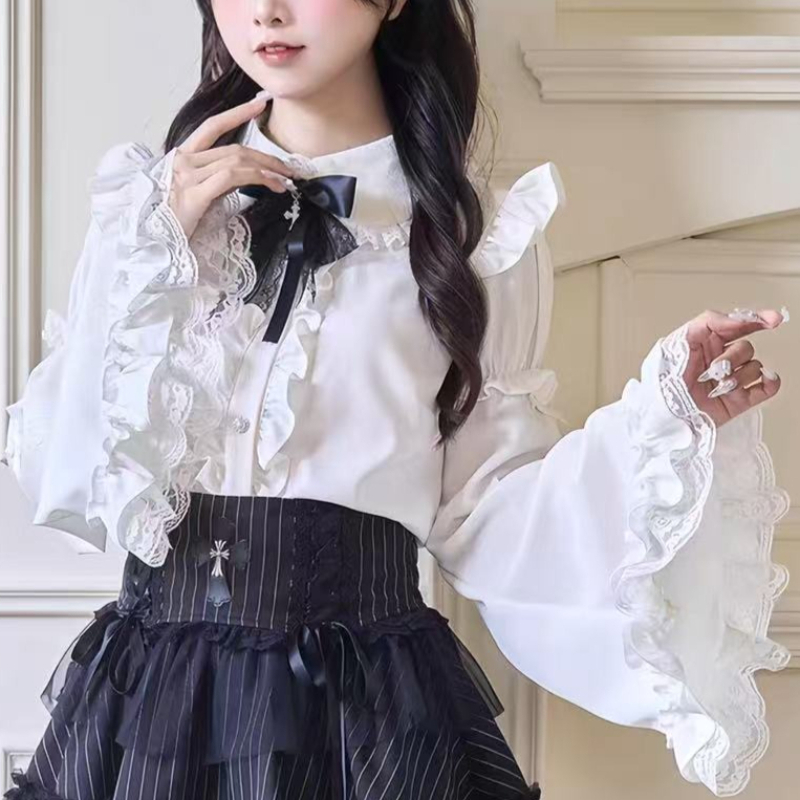 Blus Wanita Vintage Gothic Lol - Vintage Fashion Subculture ulasan dan harga