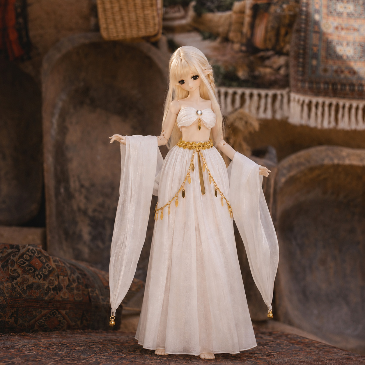 Gaun Dewi Yunani Vintage Azone - Vintage Fashion Dolls ulasan dan harga