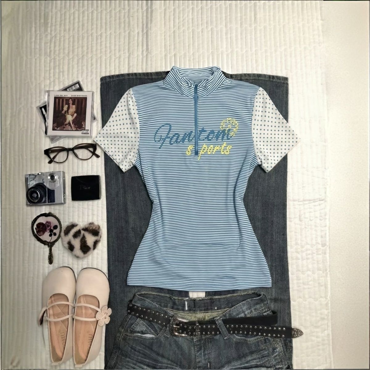 Kaos Punk Goth Vintage Y2k 90a - Turtleneck Knit 90S ulasan dan harga