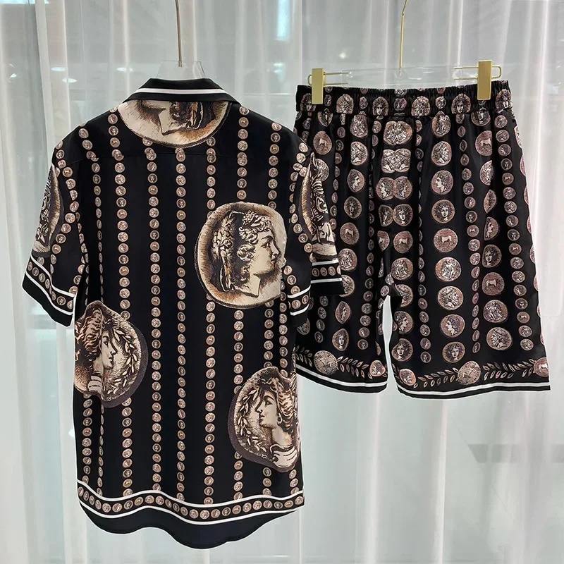 Setelan Kemeja Pria Royal Luxu - Vintage Fashion Mens ulasan dan harga