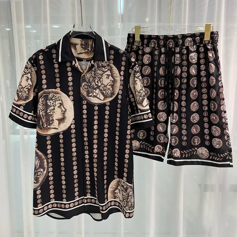 Setelan Kemeja Pria Royal Luxu - Vintage Fashion Mens ulasan dan harga